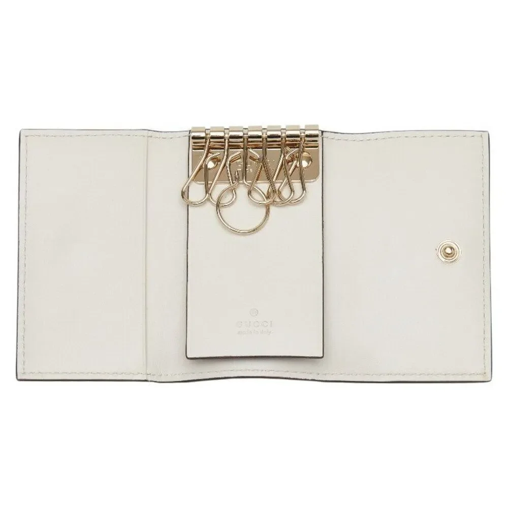 Gucci Guccissima Ribbon Key Case